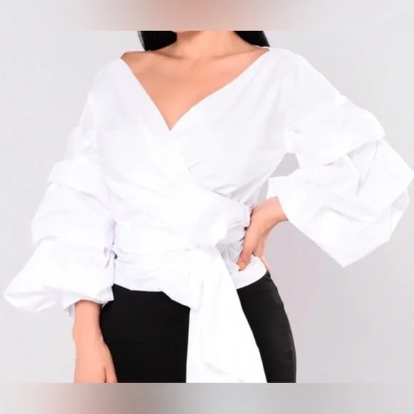 Brown OffShoulder Top - Picture 3 of 3